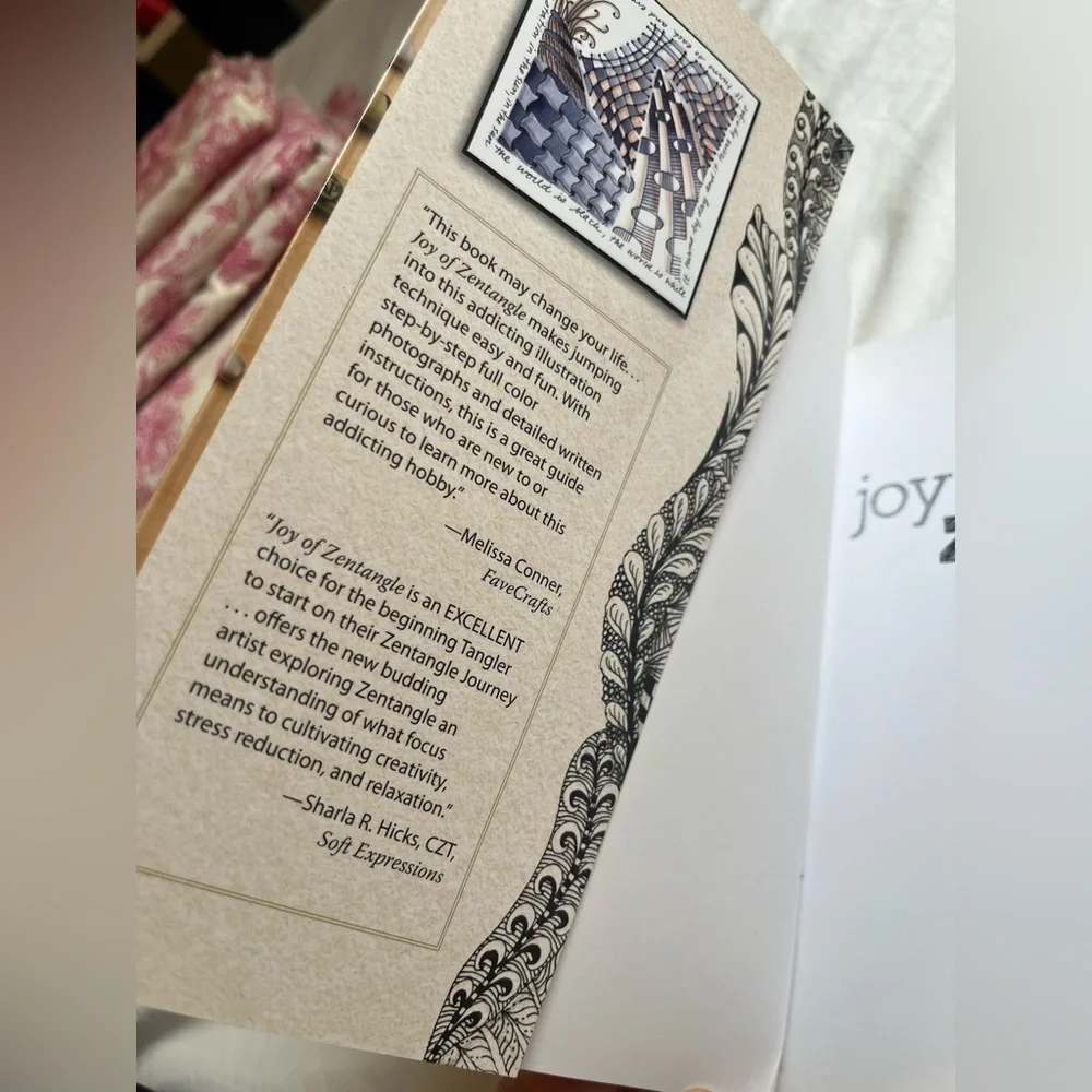 Joy of Zentangle Drawing Technique Book